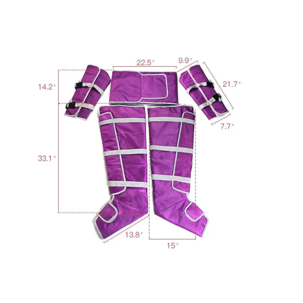 Electric Air Compression Body Massager Air Circulation Pump Leg Wraps Foot Ankles Compression Socks Detoxification Machine