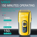 VGR Rechargeable 3 Speed Beard Hair Electric Shaver for Men