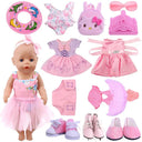 Flamingo Kittys Doll Clothes Set for 18 Inch Dolls Outfit