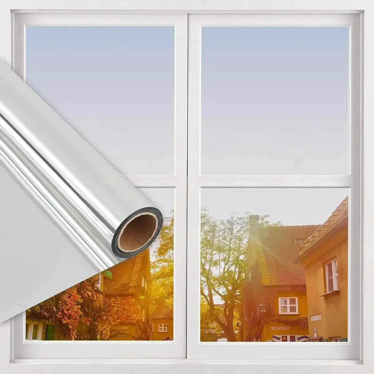 Mirror Privacy Film Daytime Window UV Blocking Heat Control