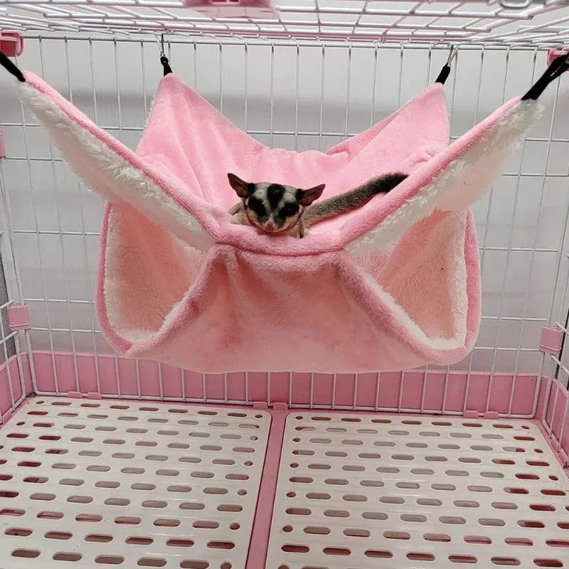 Cozy Plush Hammock For Small Pets Warm Sleeping Bag House