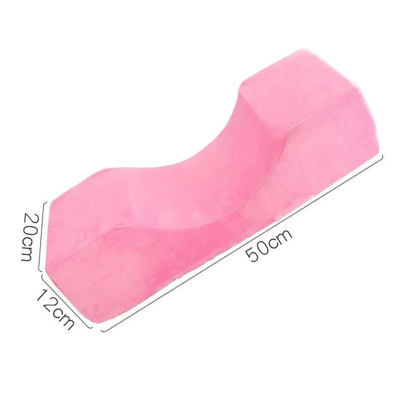 Plush Ergonomic Memory Foam Pillow Eyelash Extension Comfort