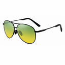 Men's Polarized Color Changing Pilot Sunglasses for Driving