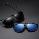 VIVIBEE 2024 Polarized Clip-On Pilot Sunglasses Unisex