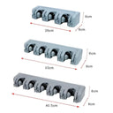 Kitchen Broom Mop Wall Mount Organizer
