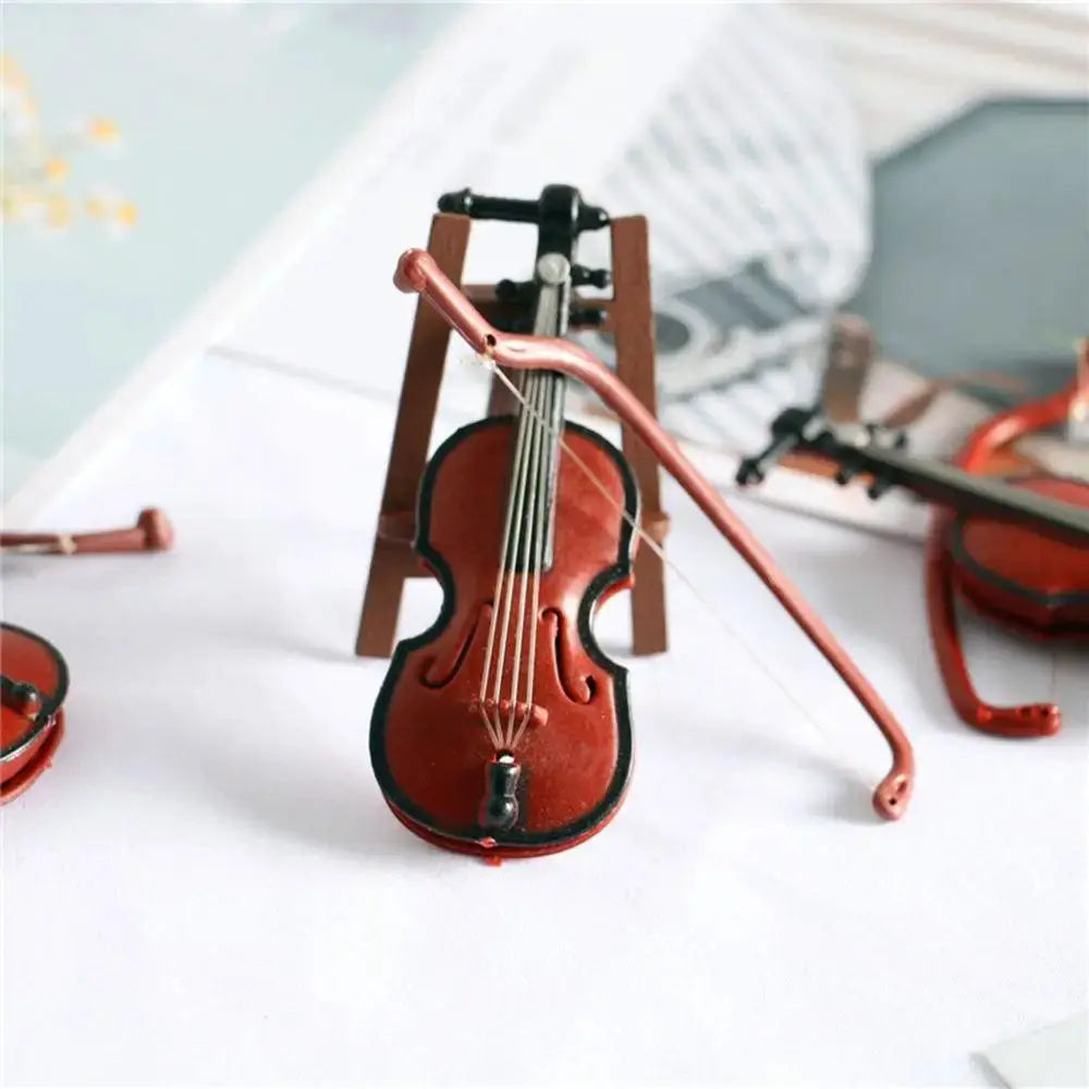 1/12 Scale Mini Musical Instruments Set for Dollhouses Toys - OurLum.com