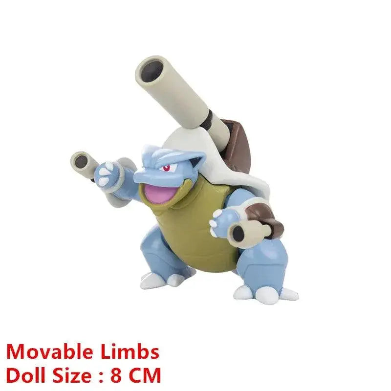 Pokemon Cartoon Figures Pikachu Mewtwo Charmander Blastoise