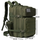 45L Molle Tactical Backpack For Outdoor Hiking Edc