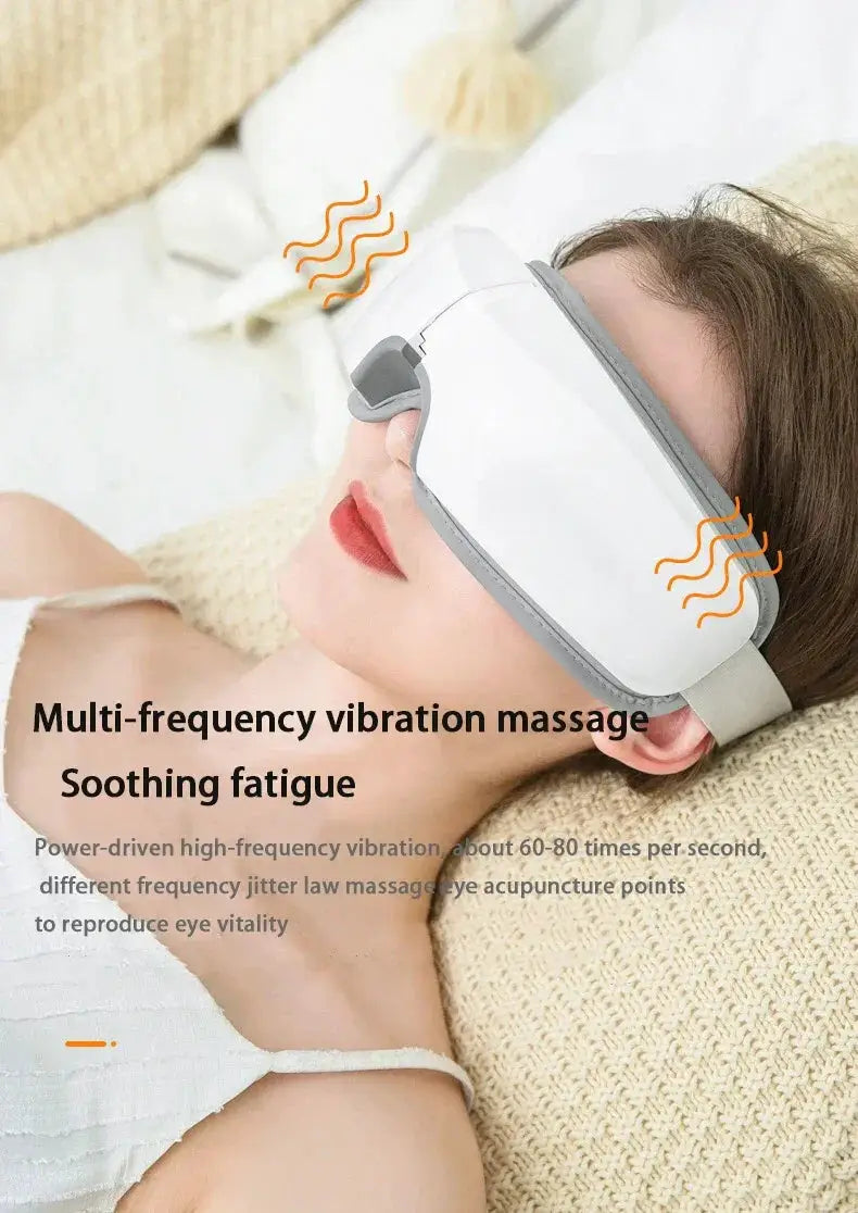 Eye Massager 4D Smart Airbag Glasses With Vibration And Heat