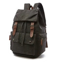 Vintage Canvas Backpack 20L Anti Theft