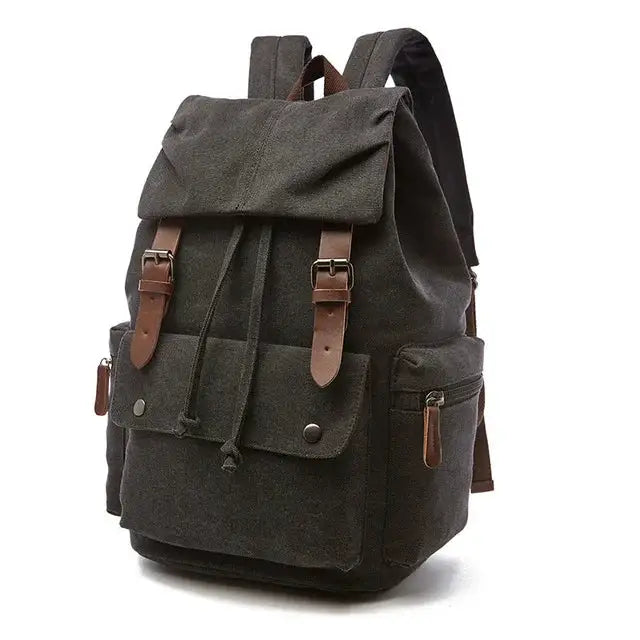 Vintage Canvas Laptop Backpack For Men Women School Mochila Feminina Fashion Anti-Theft Women Travel Backpacks School Backpack