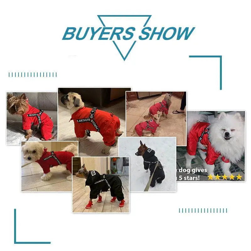 Winter Warm Dog Jacket For Small To Medium Dogs Cozy