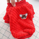 Winter Pet Fleece Coat Cute Fruit Print Jacket for Dogs