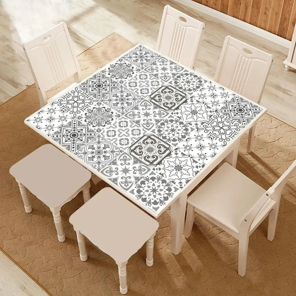 Retro Charm Tile Sticker Set for Vintage Kitchen Decor