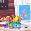 3D Animals Pop-up Cards: Butterflies, Unicorns, Cats Gifts
