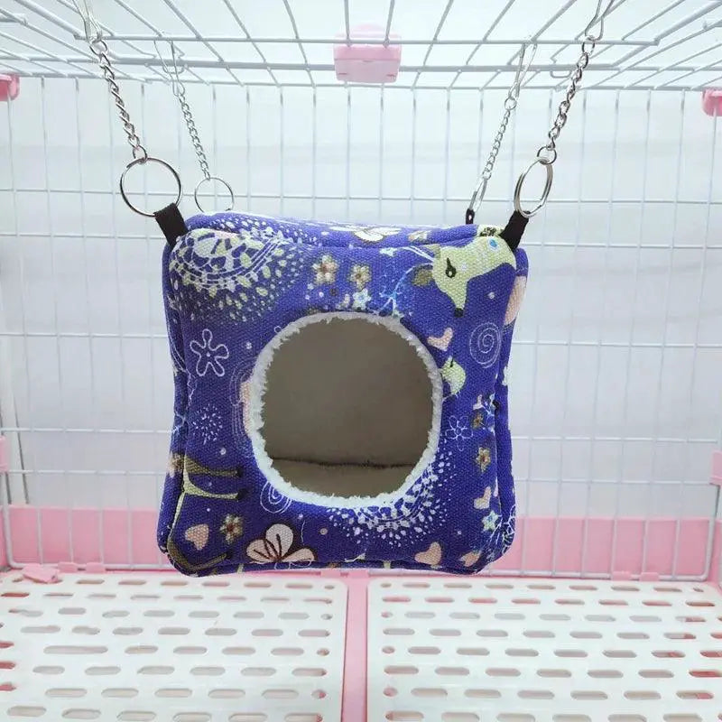 Winter Cube Small Pet Cage Hammock Cozy Retreat For Pets