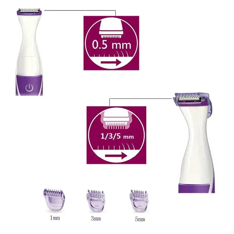 5in1 Perfect Bikini Trimmer Kit For Women Hair Shaver Tool