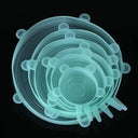 Reusable Silicone Stretch Lids for Food Storage Eco Friendly