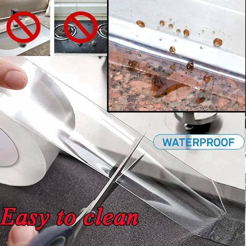 Waterproof Transparent Sink Gap Seal Tape Strong Adhesive