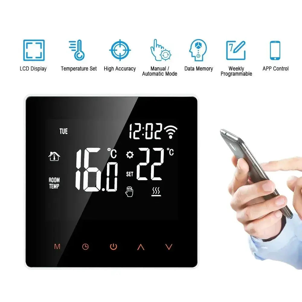 WiFi Smart Thermostat Alexa Google Home Compatible