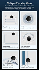 ABIR G20S Robot Vacuum Cleaner Map Memory 6000Pa Suction