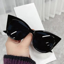 Vintage Cat Eye Sunglasses For Women Oversized Designer Shades