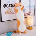1pc 50-130CM Long Animal Cat Plush Toys Pillows for Comfort