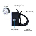 Waterproof Mini Bike Lamp Front Light White Taillight Red