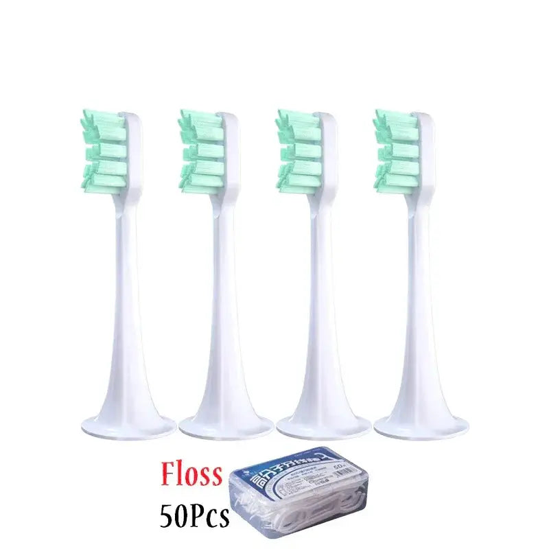 4 Pack Replacement Brush Heads For T300 And T500 Toothbrush