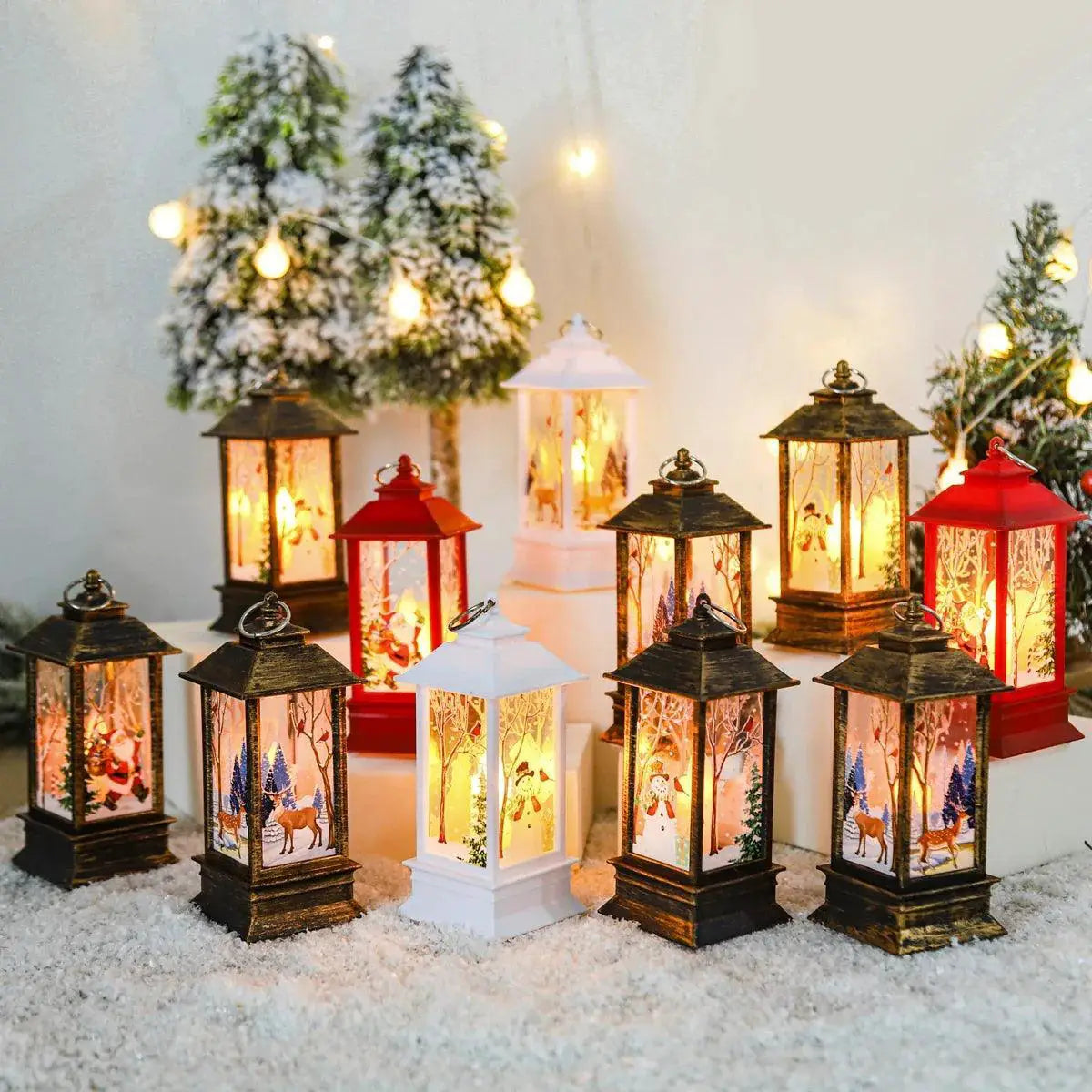 Festive Christmas Lantern Lights for Joyful Holiday Decor