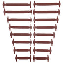 Silicone Shoelaces: Stylish Lazy Elastic Lace Set 12 Colors