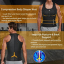 Mens Slimming Waist Vest for Workout