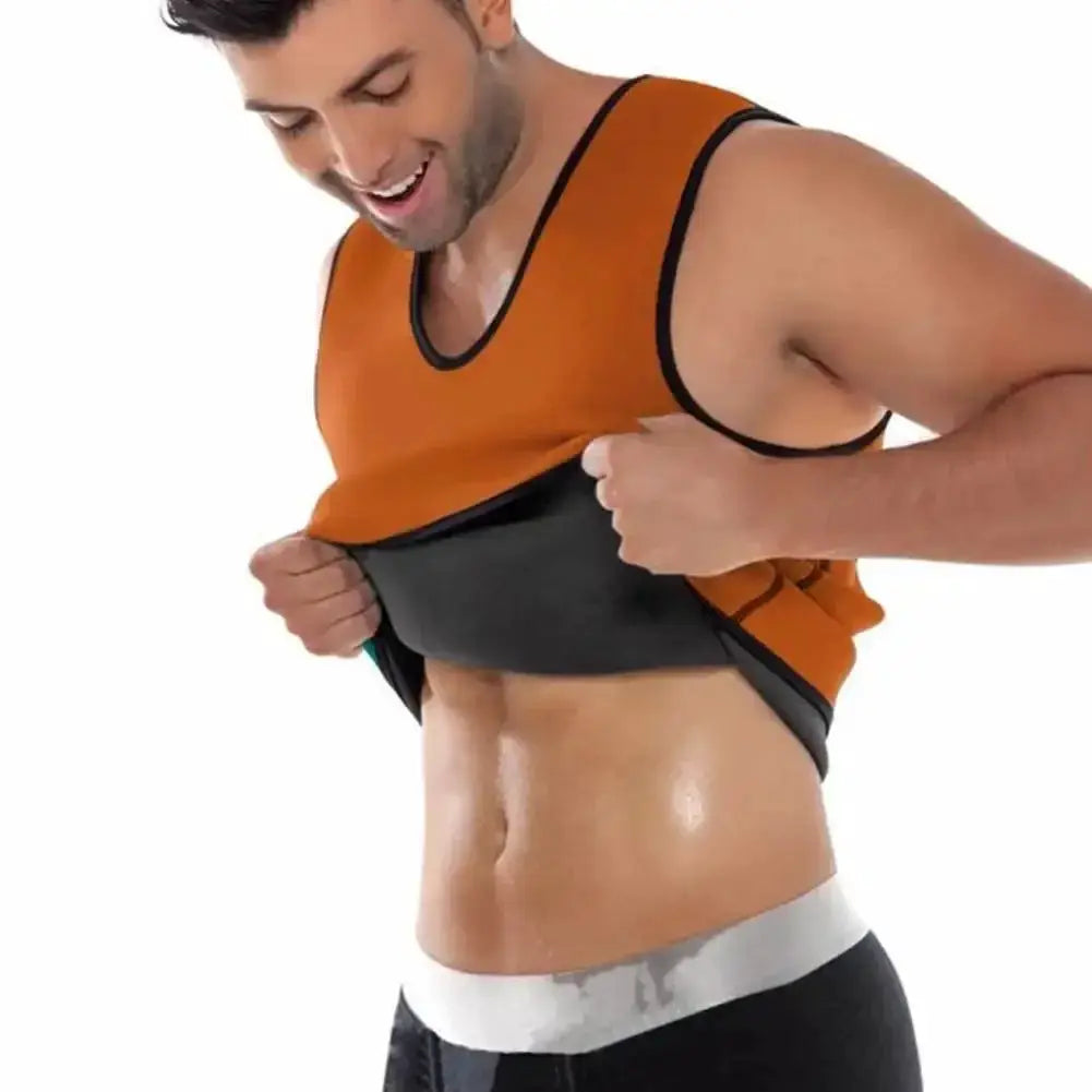 Plus Size Mens Thermal Body Shaper Slimming Top S3XL