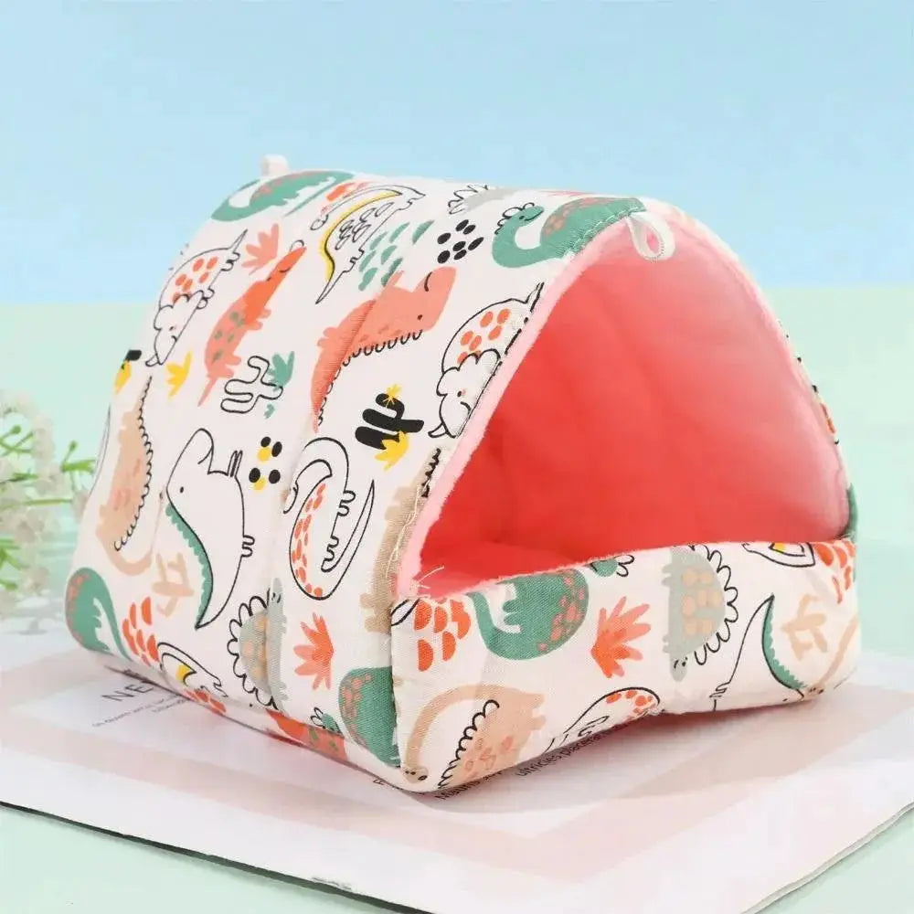 Cozy Mini Pet Nest Winter Warm Guinea Pig House And Bed