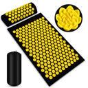 3Pcs Yoga Acupressure Mat and Pillow Set Acupuncture Long Massage Cushion Neck Back Feet Massager Relieve Stress Pain Massager