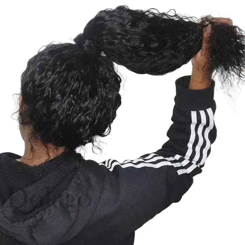 Flawless Remy Deep Wave Lace Wig – full lace 180density / 16inches product view 1