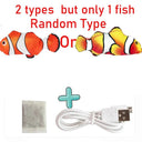 Electric Floppy Fish Cat Toy Interactive USB Charger Catnip