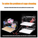 Acrylic Hamster Cage for Small Pets