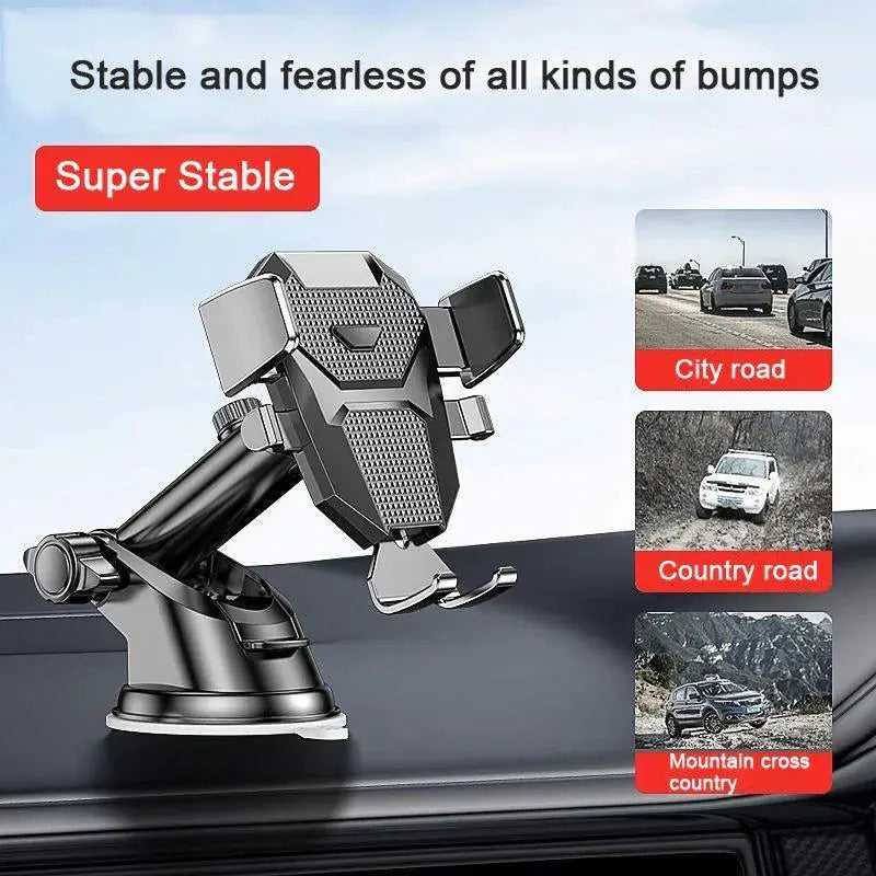 Car Phone Mount Holder For Secure GPS Navigation Support