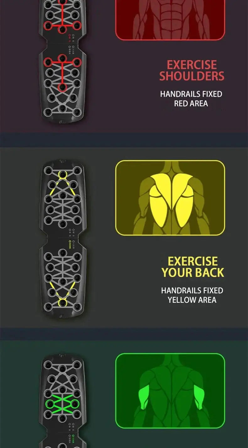 Full-Body Push Up Board for Home Gym — product view 12