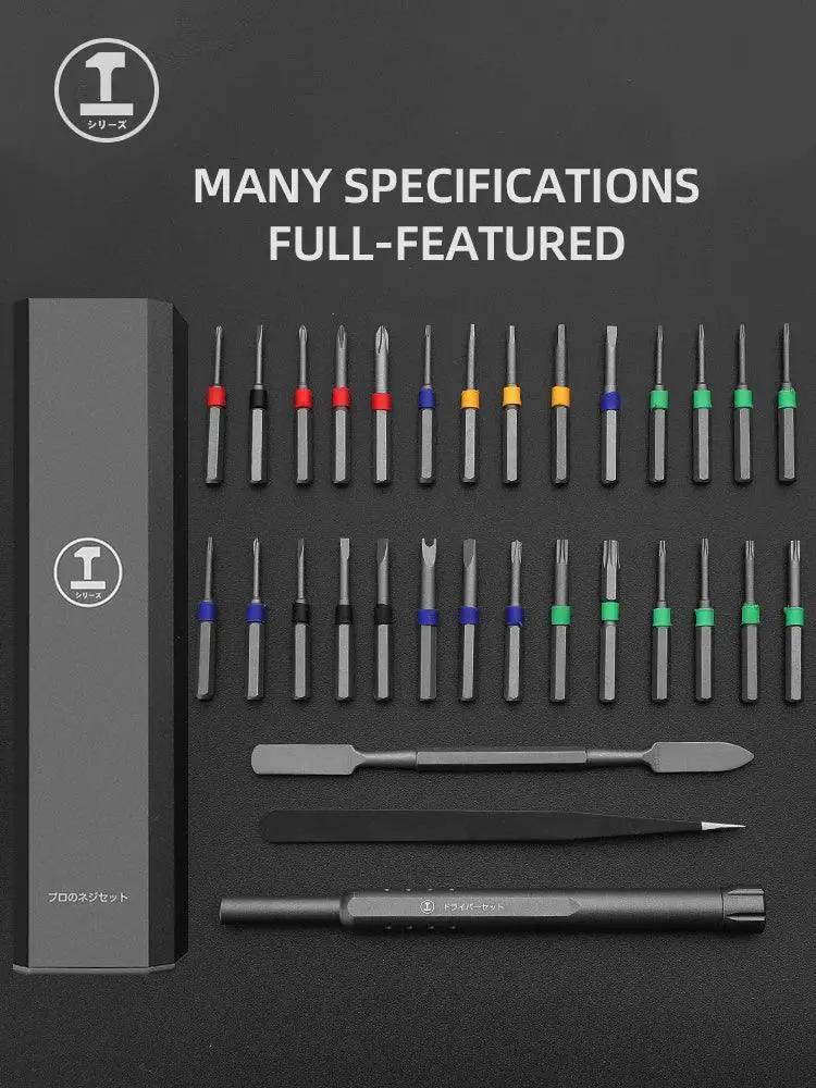 Precision Magnetic Screwdriver Kit Mini Case 30 40 44 Bits