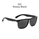 KDEAM Polarized Sunglasses for Men Classic Square Frame