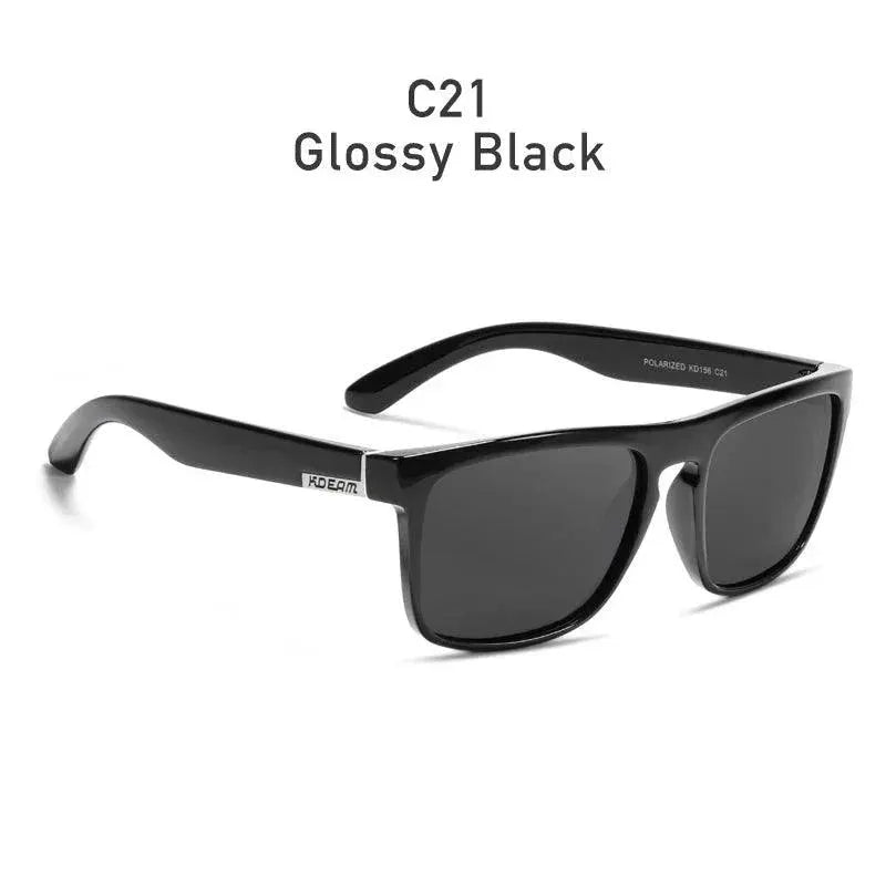 KDEAM Polarized Sunglasses For Men Classic Square Frame