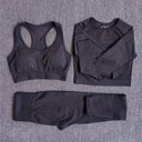 Seamless Yoga Set Women Leggings Crop Top