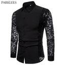 Breathable Men's Mesh Shirt for Clubwear