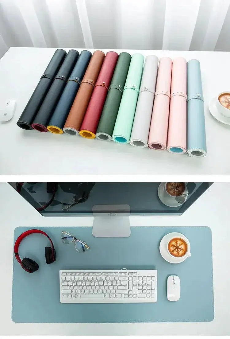 XXL Waterproof Gaming Mouse Pad Premium PU Leather Mat