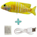Electric Floppy Fish Cat Toy Interactive USB Charger Catnip