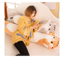 1pc 50-130CM Long Animal Cat Plush Toys Pillows for Comfort