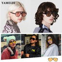 YAMEIZE Vintage Oversized Retro Pilot Sunglasses UV Protection