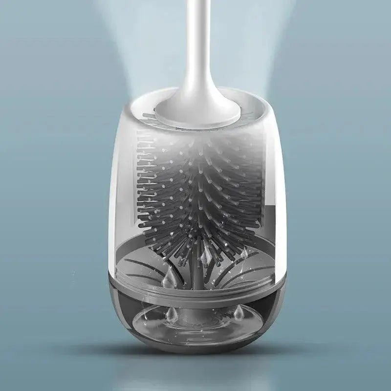 TPR Silicone Toilet Brush Effortless Cleaning Solution